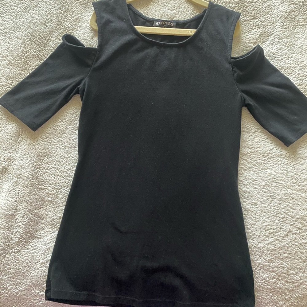 Express cold shoulder top